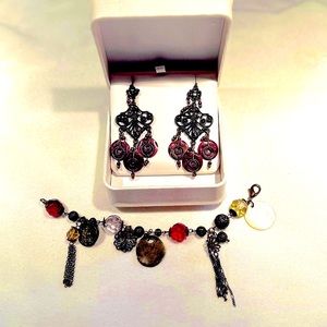 BOHO Set Earrings & Bracelet
